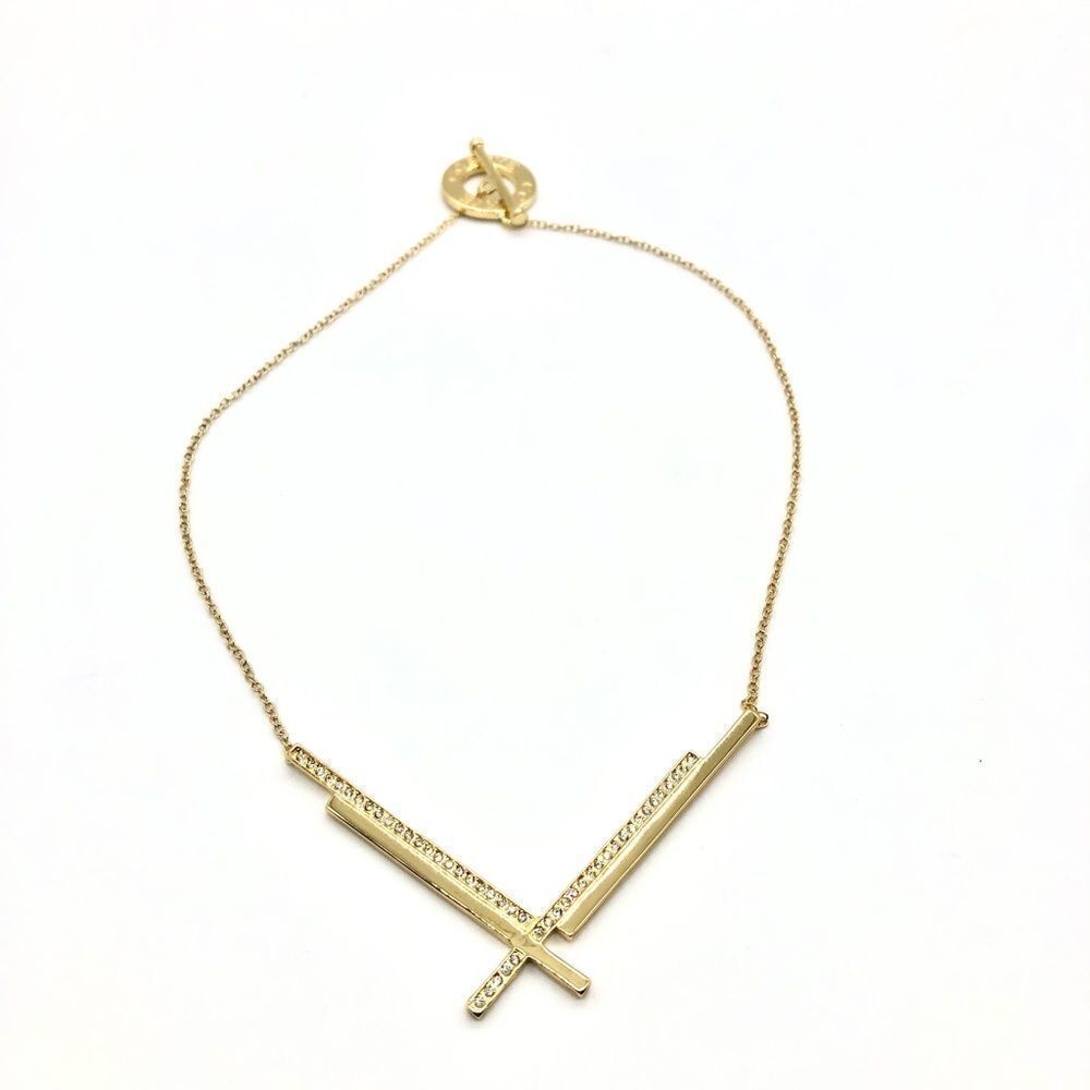 CC Skye Moon Gold Beam Necklace